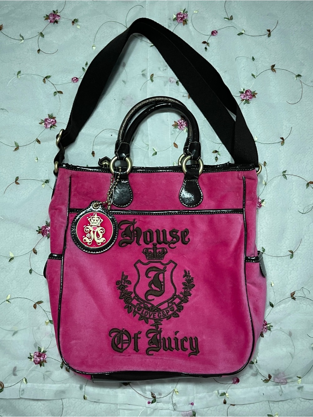 Y2K Juicy Couture Pink Velour Bag
